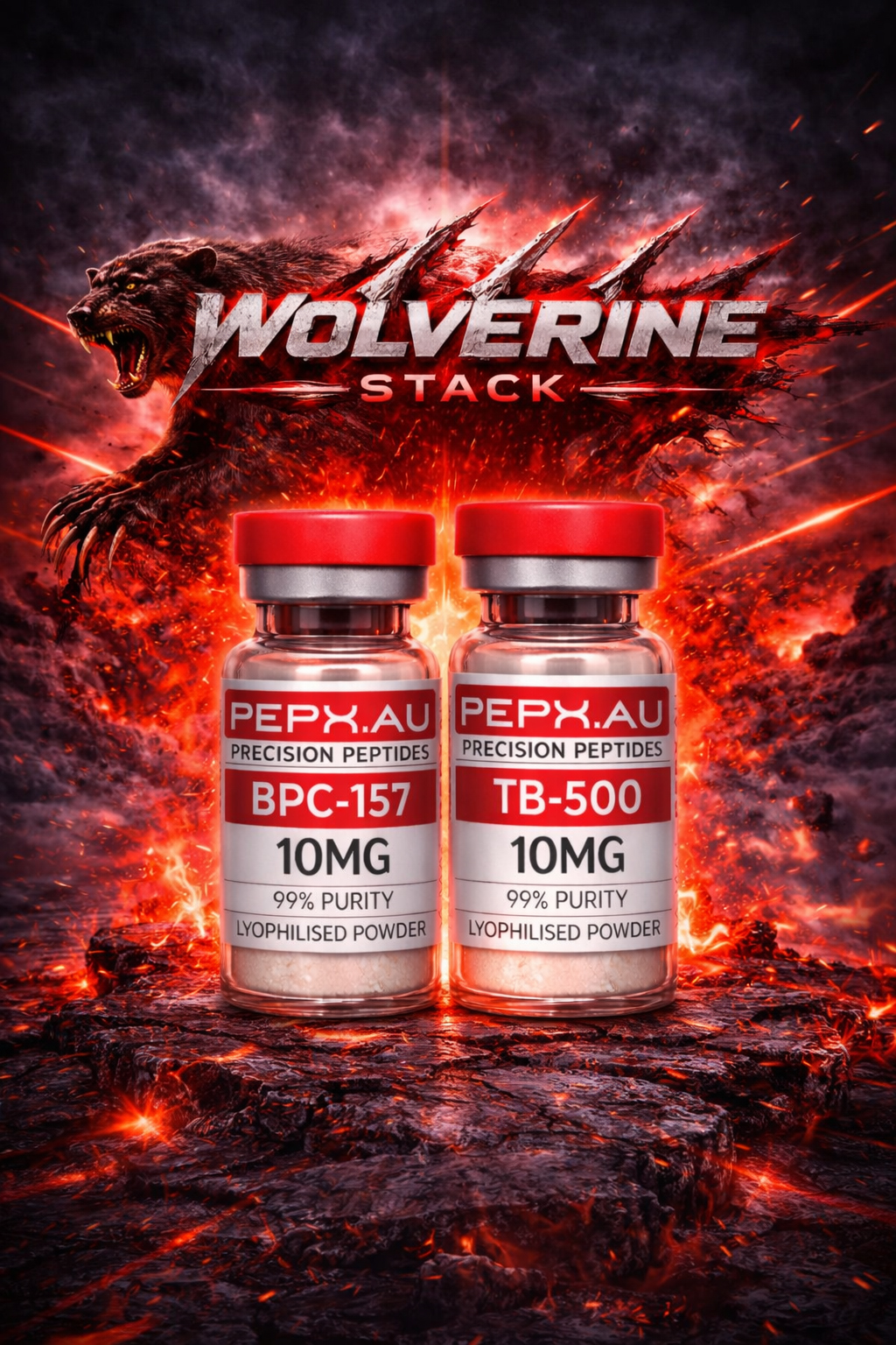 BPC-157 10mg + TB-500 10mg